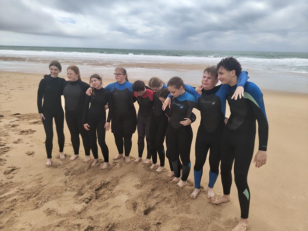 Gruppenbild Surfen
