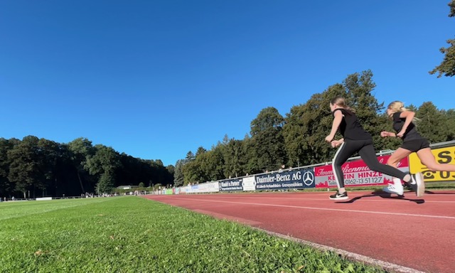 Das Bild zeigt einen Lauf bei Sportfest des GAT